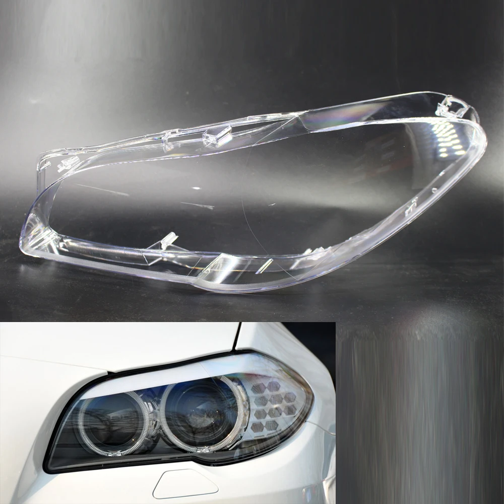 

EMS Clear Right/Left Car Transparent Housing Headlight Headlamp Lens Shell Cover Lamp Assembly For BMW F10 F18 2010-2015