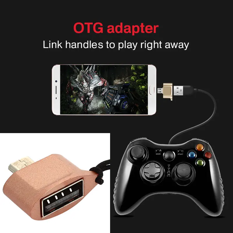 OTG Micro USB к 2 0 адаптер для передачи данных смартфона мини синхронизации U диск с