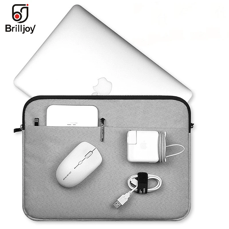 

New clutch bag Laptop Bag For Macbook 11 12 13 14 15 15.6 inch Laptop Sleeve Case PC Tablet Case Cover for Xiaomi Air HP Dell