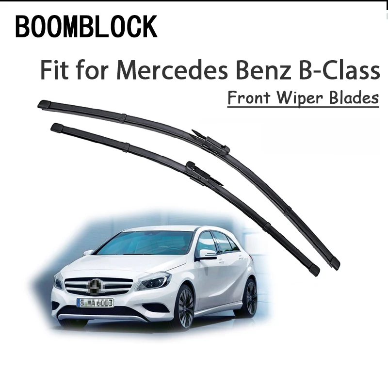 BOOMBLOCK 2 шт. высококачественные дворники лобового стекла лезвия для Mercedes Benz B Class W246 W245 аксессуары