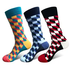 20 пар, новые мужские носки, Европа, США, город, носки для мальчиков, для отдыха, квадратные носки, пара носков, оптовая продажа, мужские носки