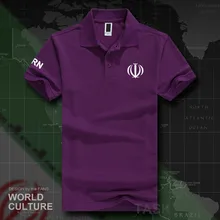 IRN рубашки поло для мужчин с коротким рукавом, белые бренды, принт для страны, хлопок, Новая мода