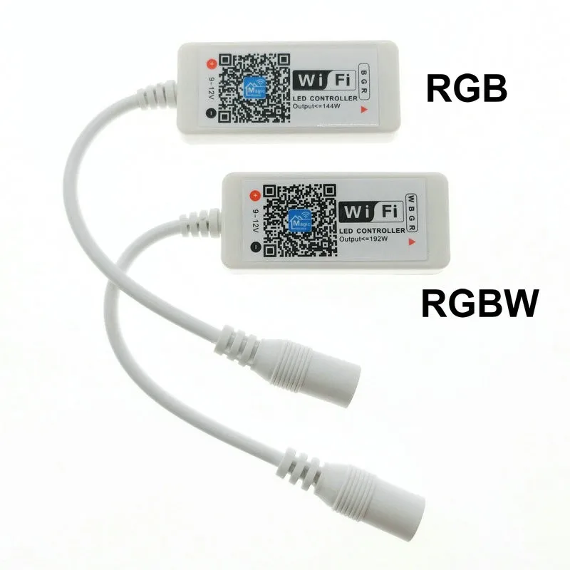 Цветная(RGB WiFi светодиодный контроллер постоянного тока 12V 12A 16A мини контроллер с 24key ИК-пульт дистанционного управления для SMD 5050 RGB/RGBW Светодиодные ленты светильник