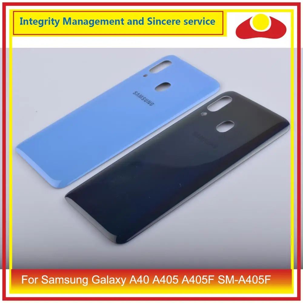 Задняя крышка батарейного отсека для Samsung Galaxy A40 A405 A405F стеклянная корпуса задняя