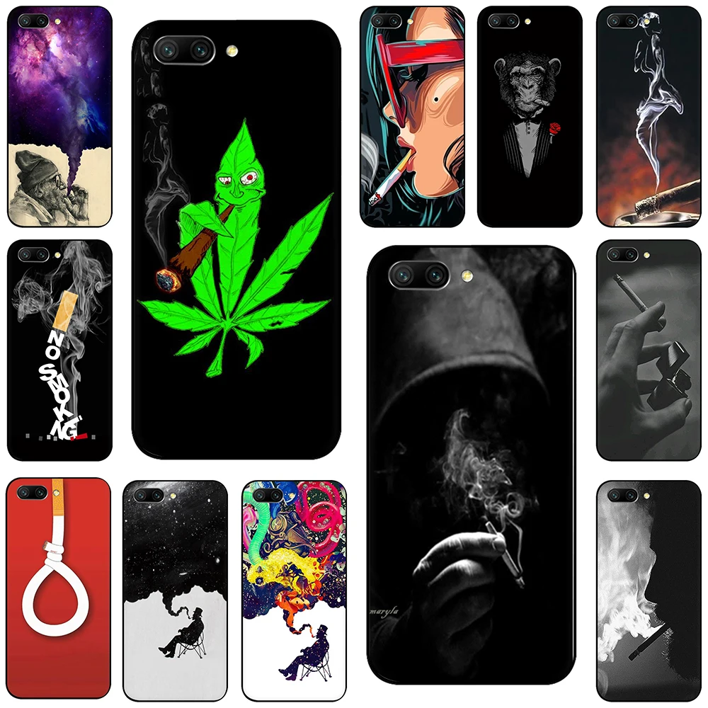 

Weed Smoking Soft TPU Case for Huawei Honor 10 8 9 Lite 6A 7A Pro 7c 7x 8c 8x Nova 3 3i Y5 Y9 Y6 Y7 Prime