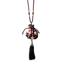 Японский стиль вишни Дракон лодка фестиваль лодок дракона лавандовое саше атласный парфюмерный мешок автомобиль Сумочка креативный маленький