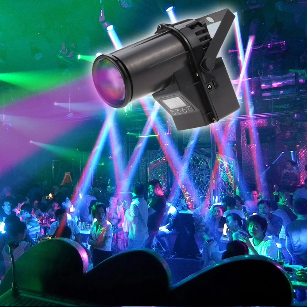 10W 6 Channel Portable Mini Led Stage Light Rgbw Spotlight Beam Dmx
