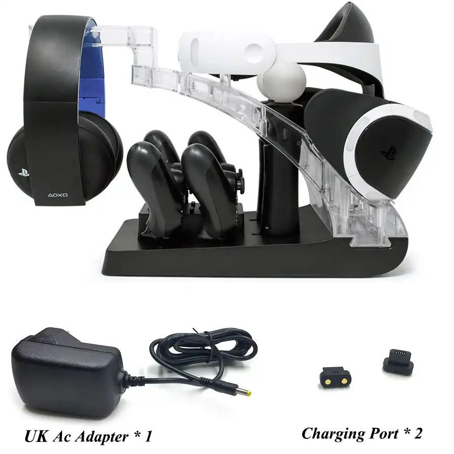 ps4 controller and headset charging station
