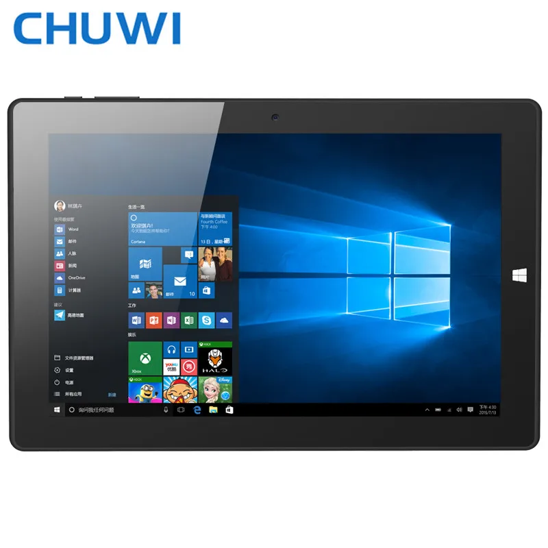 Original 10.1inch CHUWI Hi10 Tablet PC Intel Cherry Trail Z8350 Quad Core Windows 10 Android 5.1 4GB 64GB 2in1 keyboard desig