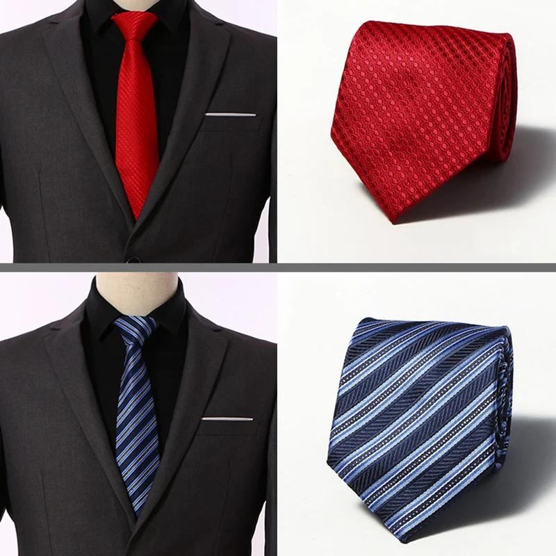 Продавец фабрики 8 см мужской классический галстук 100% шелк 20 цветов компоненты широкие полосы cravatta мульти-цветные галстуки человек Жених