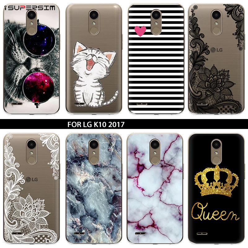 

Case FOR LG K10 2017 Case Fundas FOR LG K10 2017 M250 M250N X400 Silicone Luxury Soft TPU FOR LG K 10 2017 Phone Back Covers