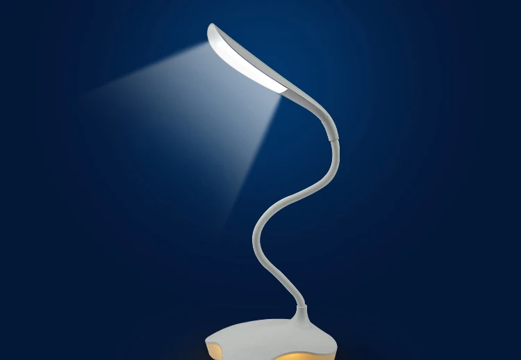 3 Level Dimmable Clover LED Sensor Desk Light Eye-protection Lamp Flexible Night Lighting (1)