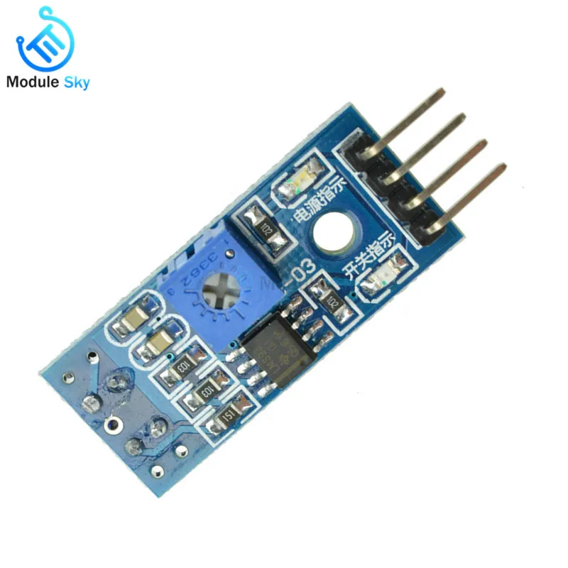 

2PCs TCRT5000 Infrared Reflective Sensor IR Photoelectric Switch Barrier Line Track Module For Arduino Diode Triode Board 3.3v