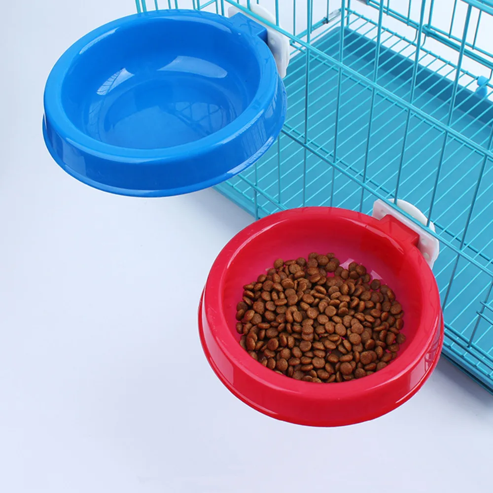 DoreenBeads Pet Food Water Bowls Hanging Pet Dog Feeding Vessel Dogs