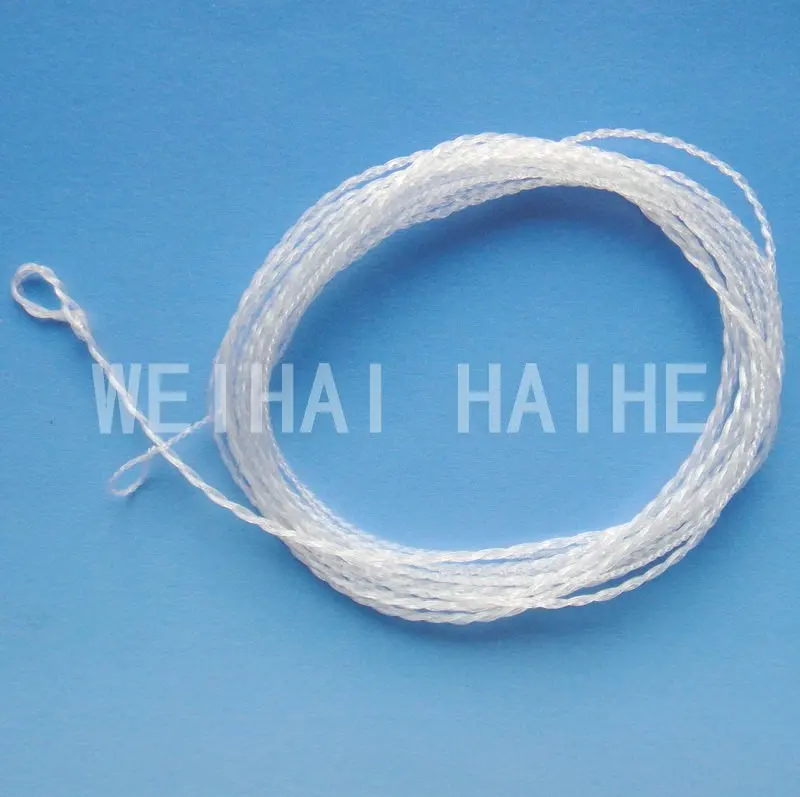 

9FT 20lb clear Tenkara Fly Fishing Line Tapered Braided Leader