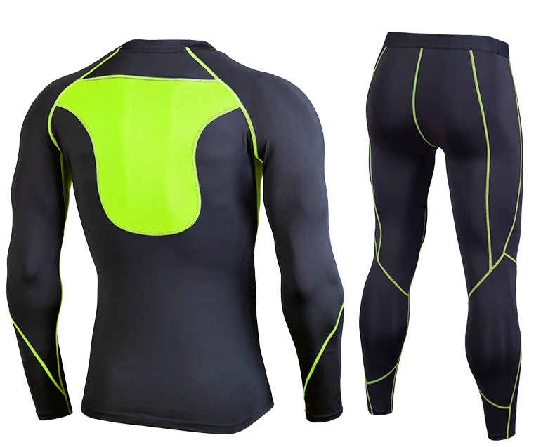 Men Rashguard Sportswear Male Long Sleeve Gym T Shirt Suits MMA Rashguard Fitness Running Shirt Crossfit Bodybuilding Men Shorts Mma (32)