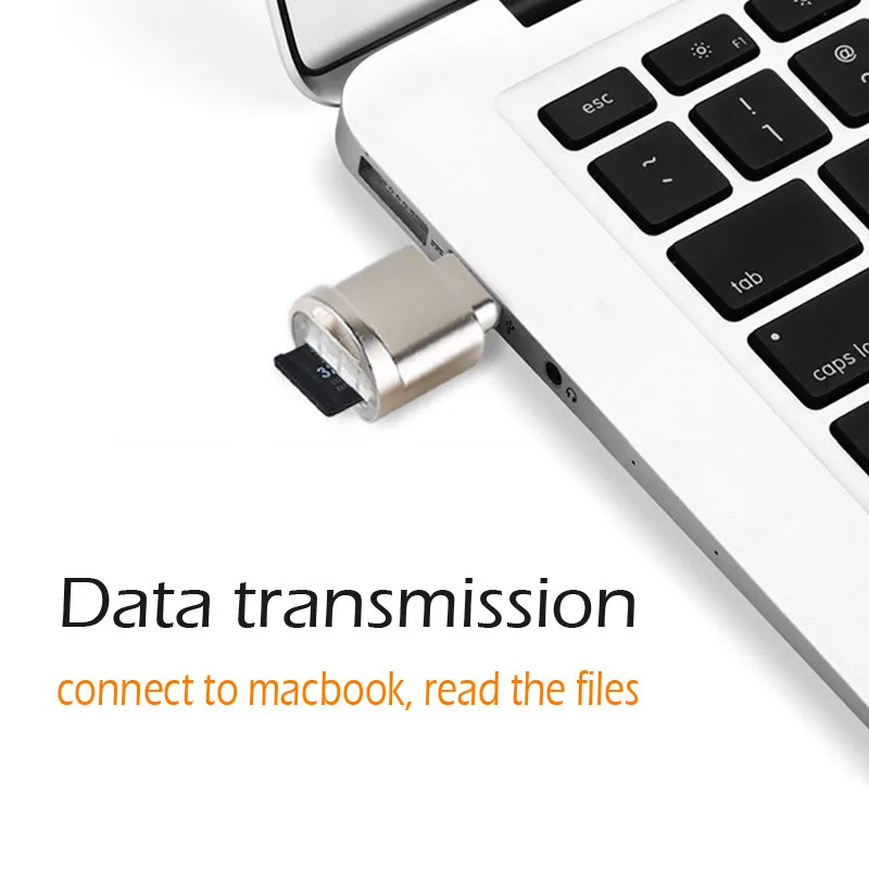 Portable Type C OTG Adapter Keychain Type C Micro SD Card Reader Converter OTG Adapter with 4