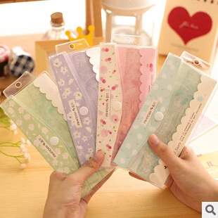 

12 Set/lot Sweet Floral Style 4 Pcs/set Ruler Stationery Set Home Office School Student Kids Metric Tool