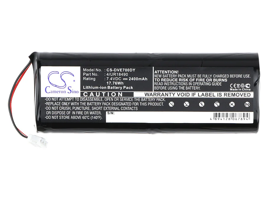 Аккумулятор Cameron Sino 2400mAh 4/UR18490 для Sony D VE7000S|Цифровые аккумуляторы| |