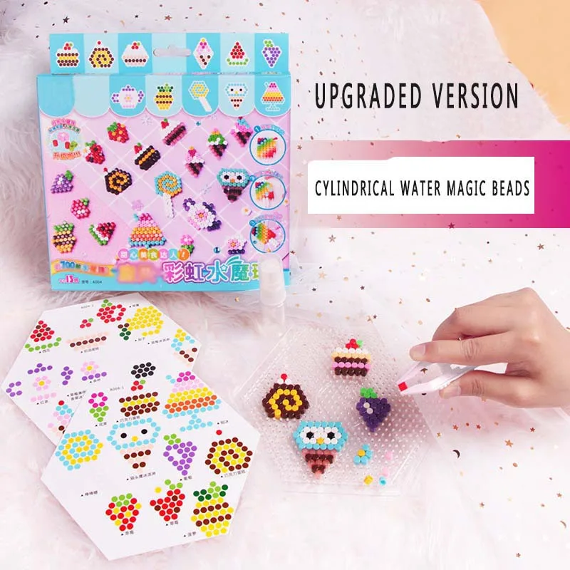 

Newest Second generation Beads 3d Puzzles DIY Set Hand Making Magic beads Educational Game Toys for Children