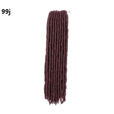 Золотой Красота 18 дюймов прямые синтетические волосы богиня искусственные локоны в стиле Crochet косы натуральные синтетические волосы для наращивания 18 стойки/уп термостойкие - Цвет: # 99J