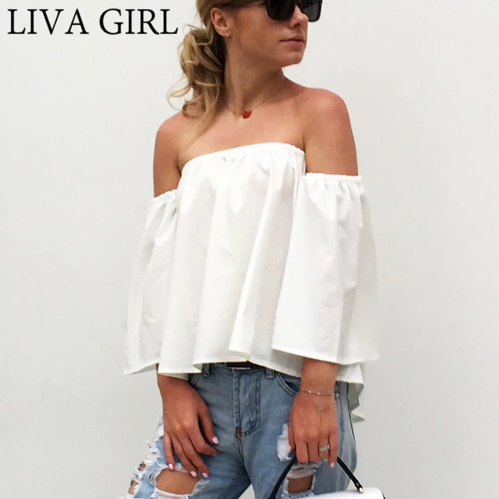 LIVAGIRL 2018 английская Свободная шифоновая женская рубашка сексуальная с длинным