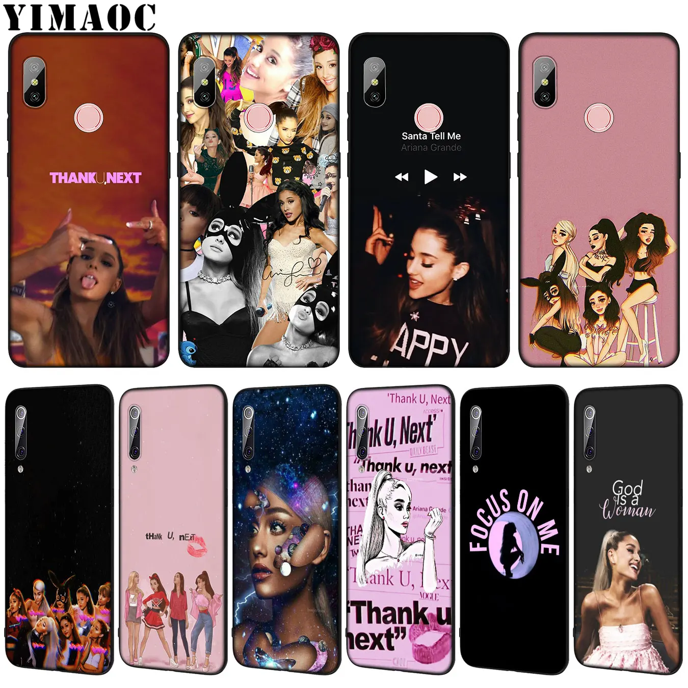 

YIMAOC ariana grande Soft Silicone Phone Case for Xiaomi Mi 9 9T CC9 CC9E A3 PRO 8 SE A2 Lite A1 6 6X 5X pocophone f1 MAX 3
