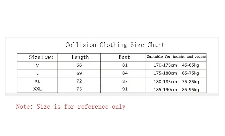 Mens Padded Compression T-Shirt Protective Gear Training Shirt Long Sleeve size chart
