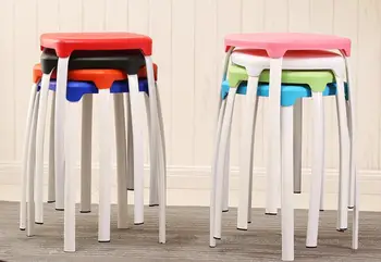 

45*29cm Plastic square stool Living Room Dining Stool Cafe Bar Stool
