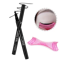 Подводка для глаз Водонепроницаемый жидкое средство для макияжа черный карандаш для глаз ручка тонкие линии Быстросохнущий комплект подводок для глаз карандаш