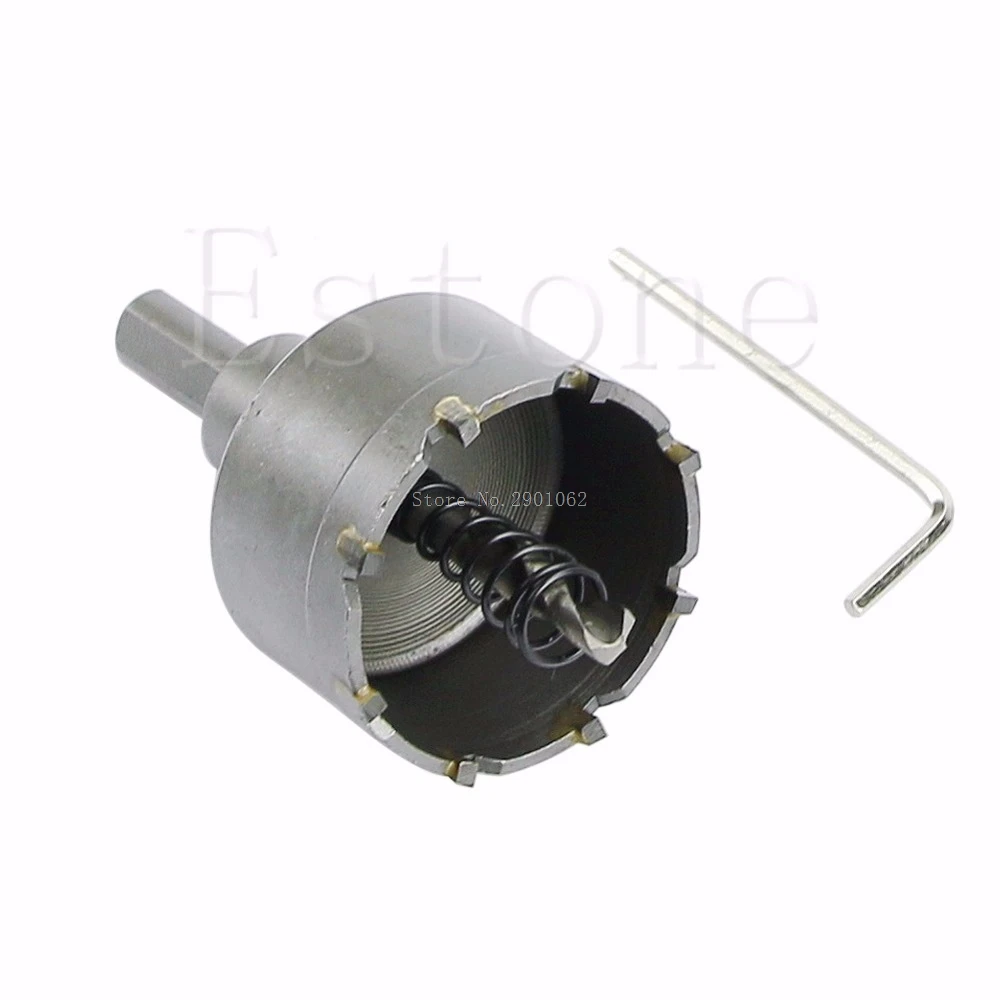 

45mm Alloy Carbide Tip TCT Drill Bit Hole Saw Set Stainless Steel Metal -B119