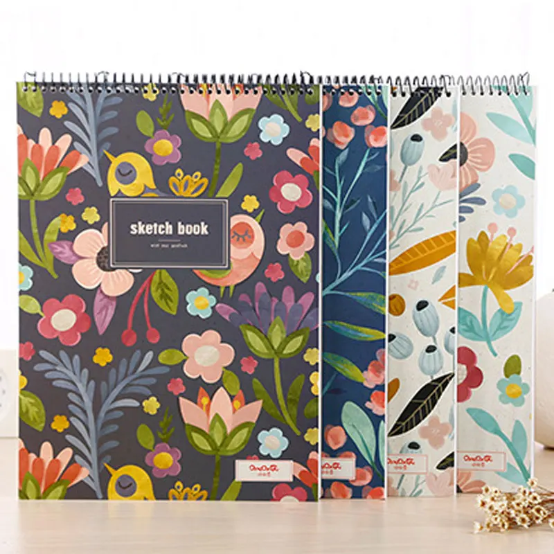 dilosbu 1pc spiral notebook a4 sketch book watercolour