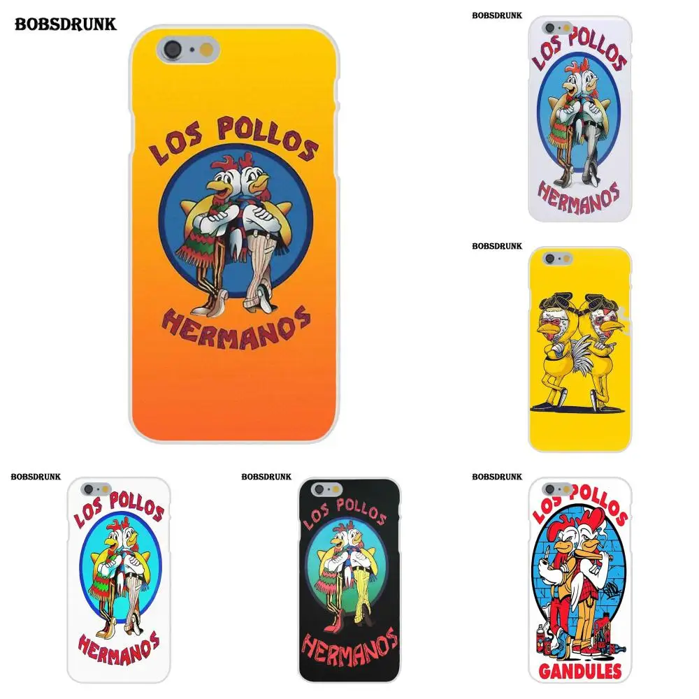 

EJGROUP For Apple iPhone 4 4S 5 5C SE 6 6S 7 8 Plus X Soft TPU Capa Chicken Brothers Los Pollos Hermanos