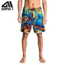 Быстросохнущая доска Шорты для Для мужчин 3D камень печати пляжная одежда летние каникулы Surf Плавание Мужские Шорты для купания Повседневное Hybird Шорты Aimpact