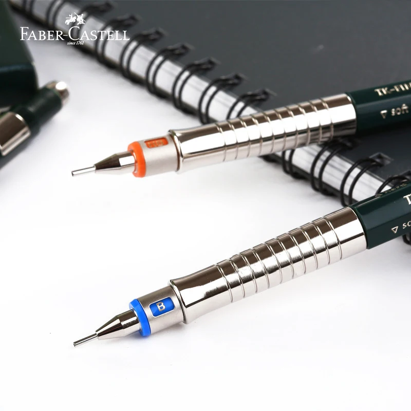 Германия Faber Castell механические карандаши жесткие/мягкий режим 0 35/0 5/0 7/1 мм