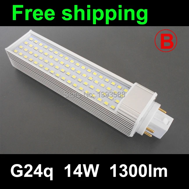 4 контакта plug свет g24q-1 g24q-2 g24q-3 AC85 ~ 265 В 72leds 2835 SMD g24 plc 14 Вт | Лампы и освещение