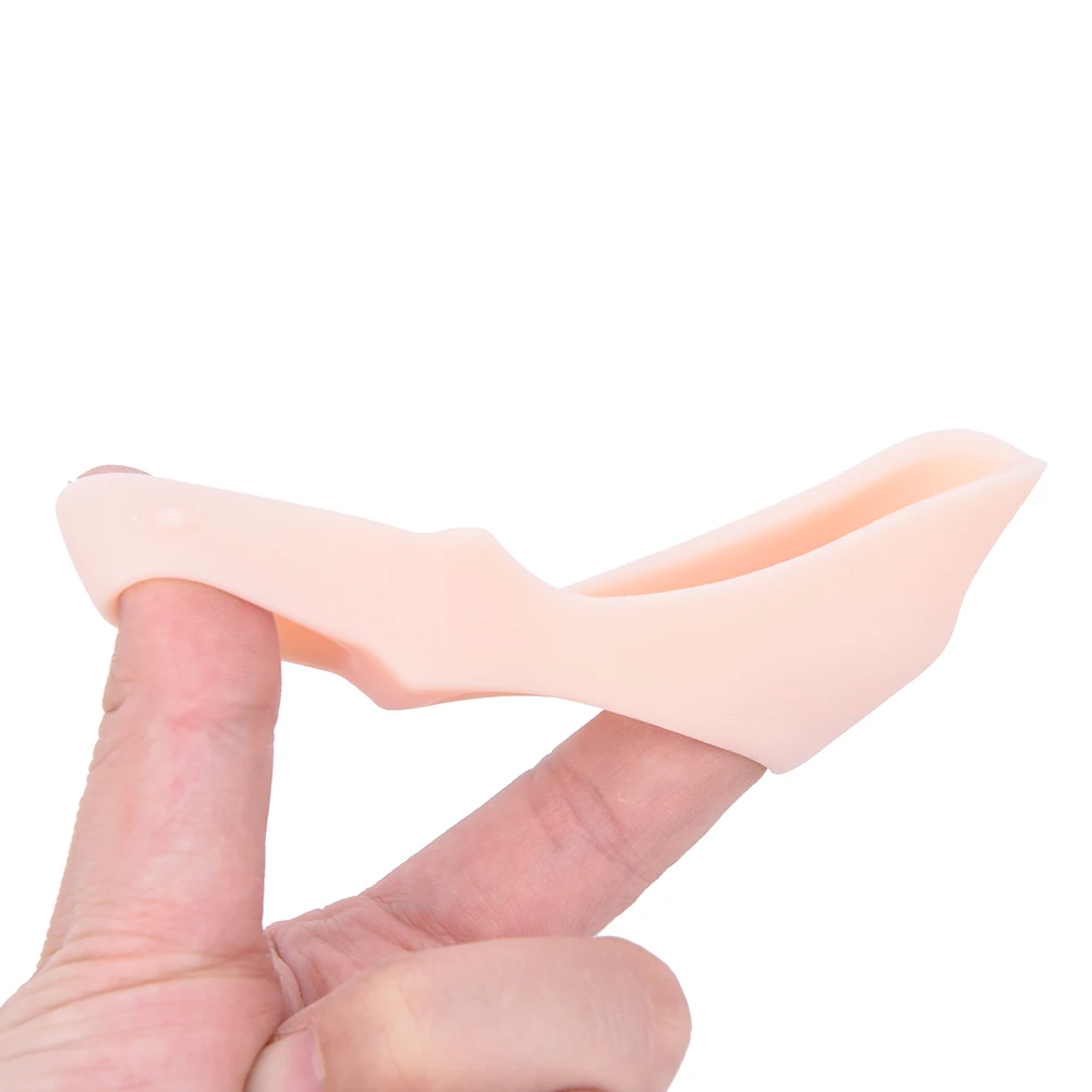 1 Pair Silicone Gel Thumb Valgus Protector Bunion Adjuster Hallux Valgus Guard Feet care Foot Fingers Two Hole Toe Separator