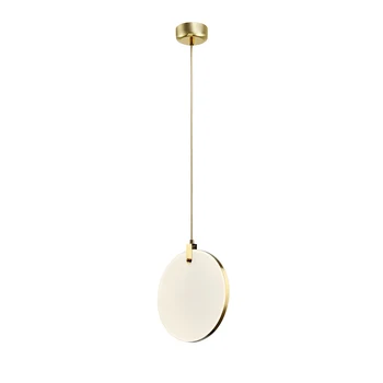 

Modern Led Metal Pendant Lights Wrought Iron Glass Round Ball Brass Rod Hanging Lamp For Living Roomcafekitchen Nordic Lighting