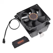 Dissipateur thermique pour processeur d'ordinateur K8 series 754 939 940, 80x80x25mm, refroidisseur de processeur d'ordinateur, ventilateur silencieux, dissipateur thermique, AMD Athlon 64 5200