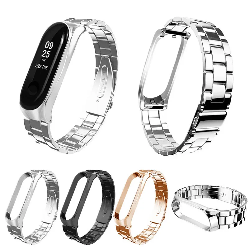 Ремешок для часов из нержавеющей стали с петлей для замены браслета Miband 3 JR предложения