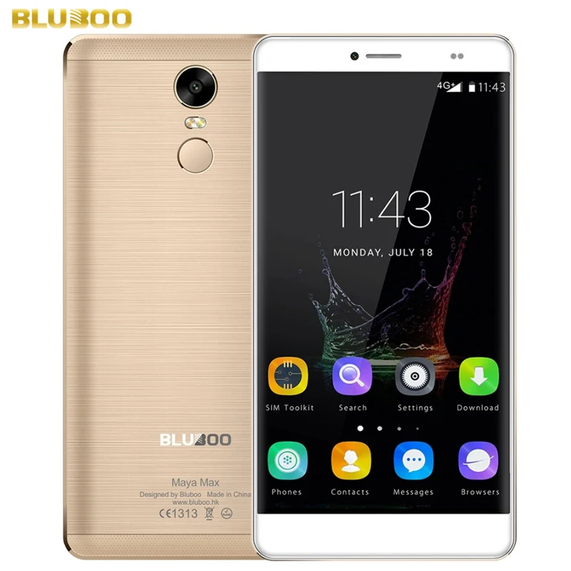 bilder für Original BLUBOO Maya Max 32 GB/3 GB Netzwerk 4G Fingerprint Identification 6,0 ''Android 6.0 MTK6750 Octa-core 1,5 GHz Unterstützung OTG bilder für Original BLUBOO Maya Max 32 GB/3 GB Netzwerk 4G Fingerprint Identification 6,0 ''Android 6.0 MTK6750 Octa-core 1,5 GHz Unterstützung OTG