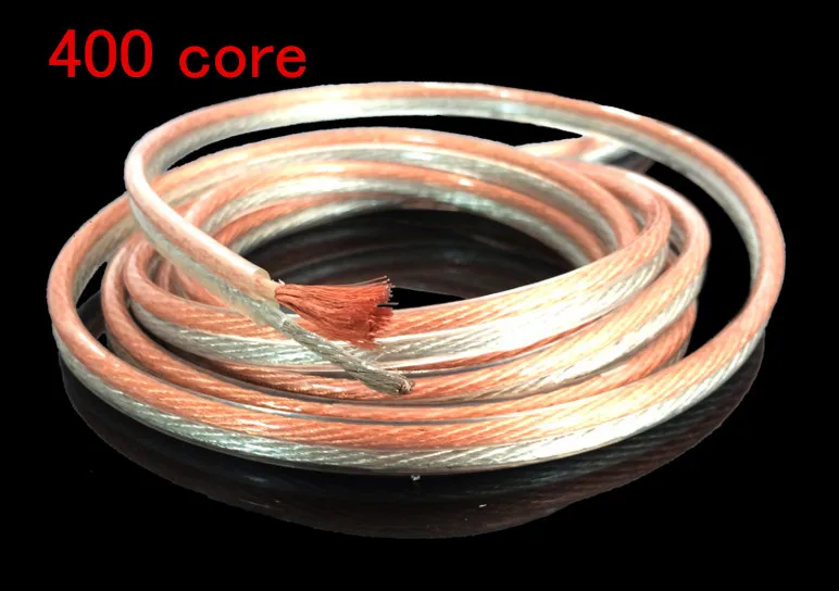 5 м/лот, 400 ядро, профессиональный кабель RCA, бескислородная медь, акустический провод, золотой и серебряный провод, звуковой кабель
