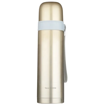 

Fashion Vacuum Bottle Color Champagne Vacuum Cup SUS 304 Water Bottle Double Walled Vacuum BPA Free 500ml Bottle