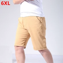 Большие размеры Мужские шорты кэжуал 6xl Большие размеры люди шорты мужские летние мужские плюс удобрения для увеличения хлопка шорты