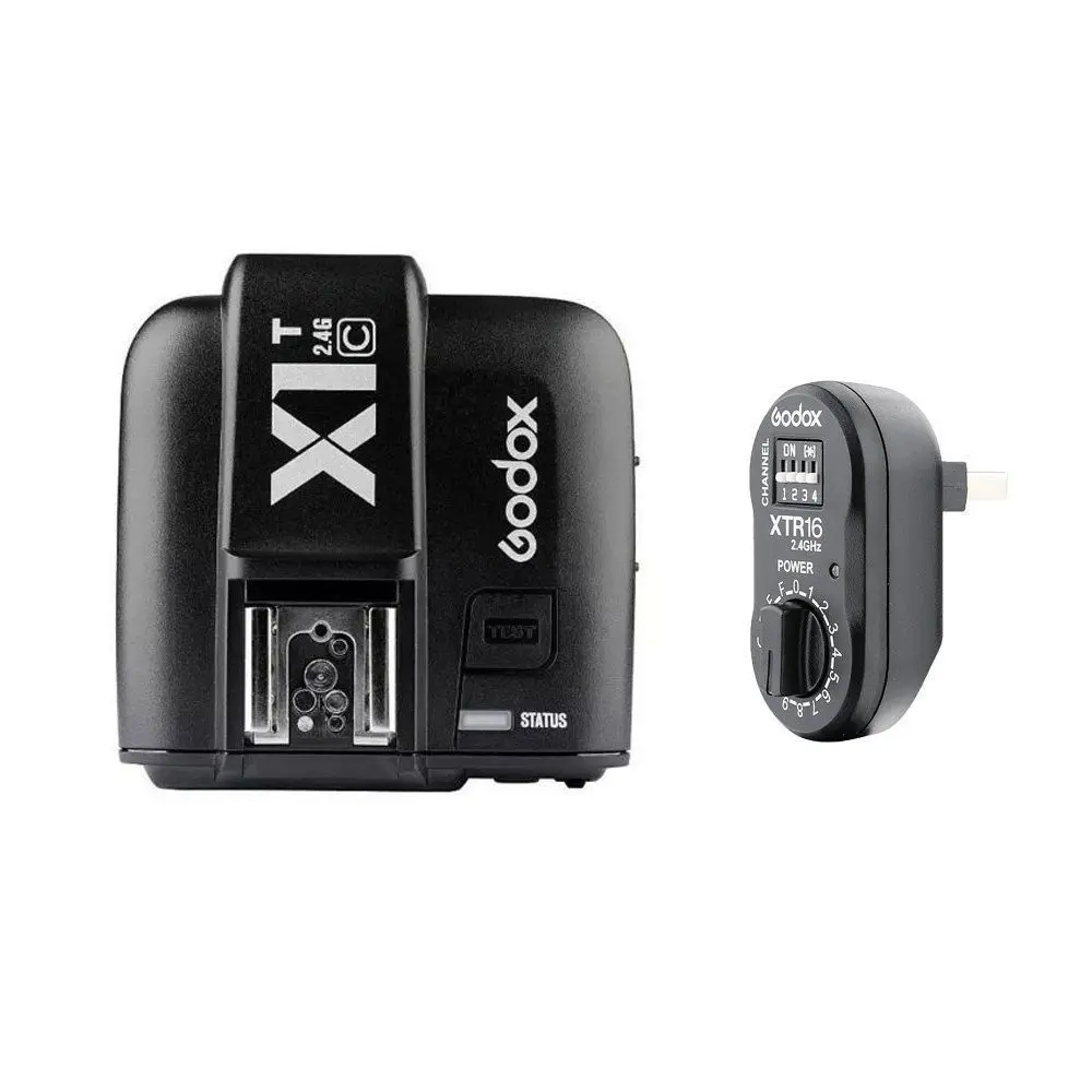 

Godox X1T-C TTL 2.4G Wireless Trigger For Canon+XTR-16 Receivers for AD360II AD180