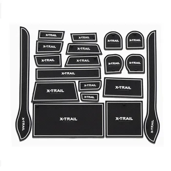 

For Nissan X-Trail T31 Anti Slip Door Groove Mat Gate Slot Pad Non-slip Cup Mats Sticker X Trail 2008 2009 2010 2011 2012 2013