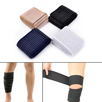 Lengte 150Cm Elastische Sport Bandage Wrap Brace Band Bandage Elleboog Pad Pols Knie Ondersteuning Bescherming Belt Lengte 150Cm Elastische Sport Bandage Wrap Brace Band Bandage Elleboog Pad Pols Knie Ondersteuning Bescherming Belt