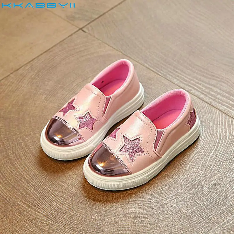 

KKABBYII Spring Children Shoes Kids Girls Casual Sneakers Fashion Star Single Shoes Child Boys Sports Slip-Resistant Shoe