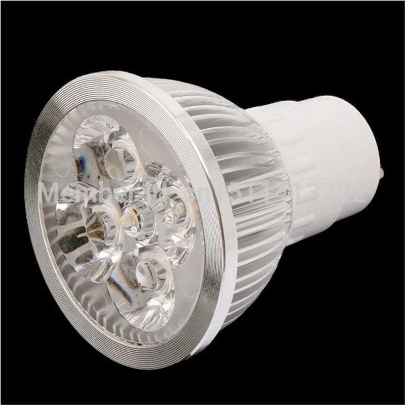 20X GU10 4x3W 12W Dimmable/Non Dimmable Светодиодная лампа светильник прожектор Бесплатная