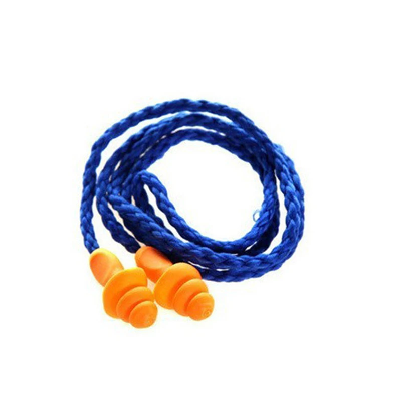 10Pcs Soft Silicone Corded Ear Plugs ears Protector Reusable Hearing Protection Noise Reduction Earplugs Earmuff Sleep Newest 10Pcs Soft Silicone Corded Ear Plugs ears Protector Reusable Hearing Protection Noise Reduction Earplugs Earmuff Sleep Newest